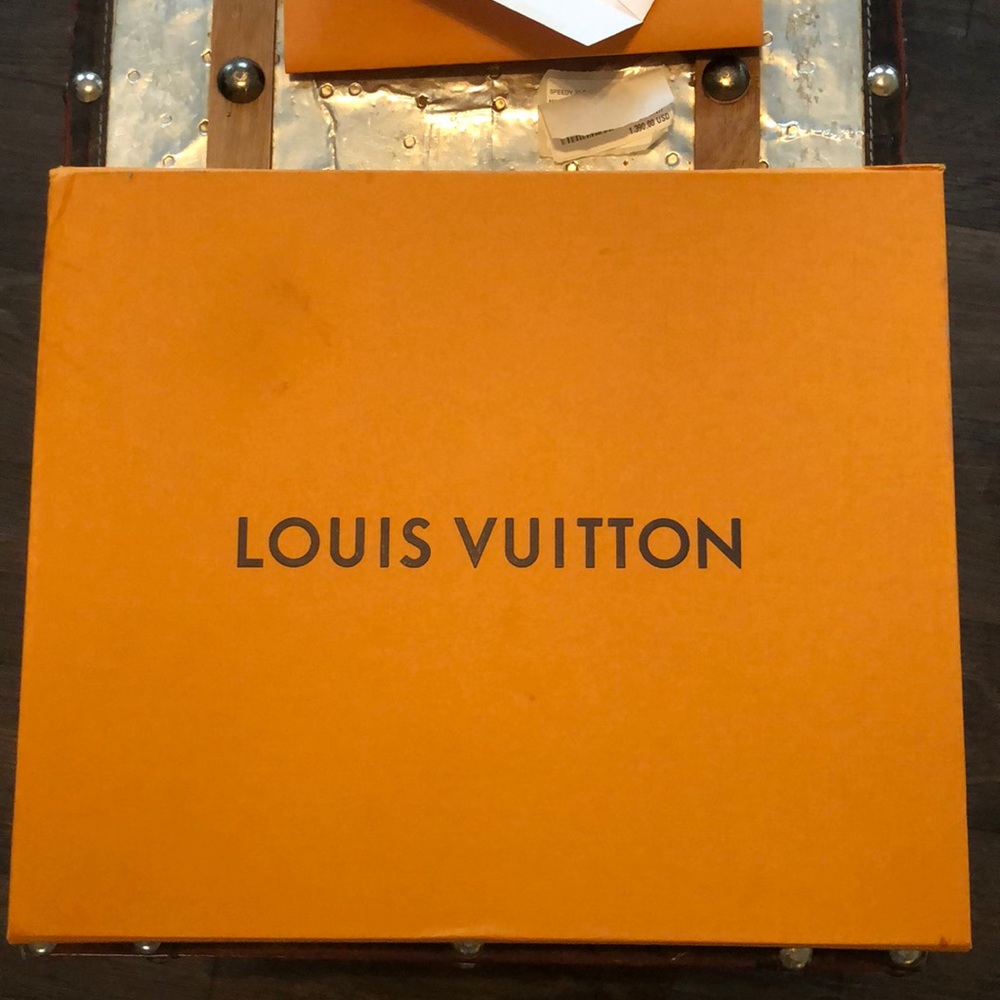 Louis Vuitton purse box and bag